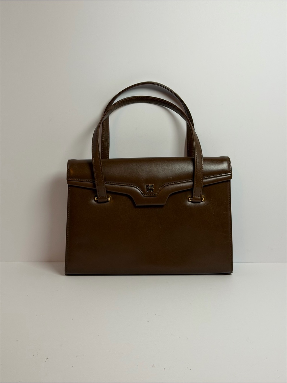Givenchy Vintage Brown Leather HandBag Satchel